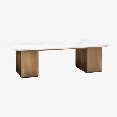 Westwing Marble Coffee Table Dorado