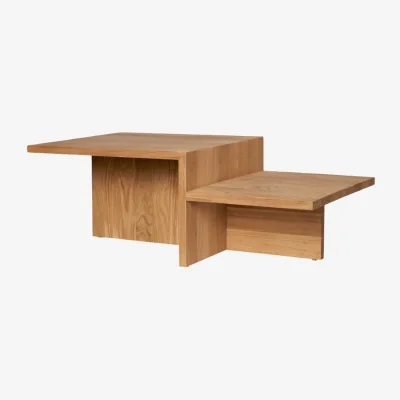 Westwing Oak Wood Coffee Table Distinct