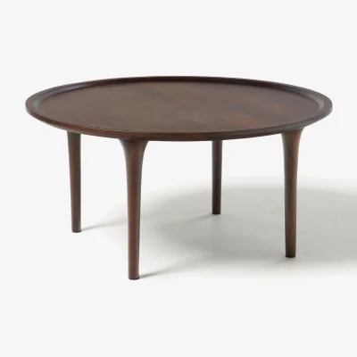 Westwing Round Mango Wood Coffee Table Jeani