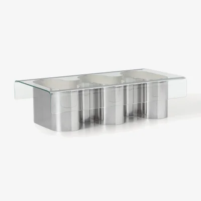 Westwing Coffee Table Jouri with Glass Top