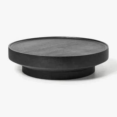 Westwing Round XL Mango Wood Coffee Table Benno
