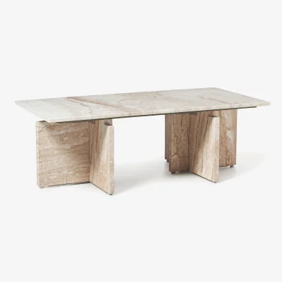 Westwing Travertine Coffee Table Marisa