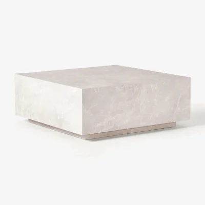 Westwing Travertine Effect Coffee Table Lesley