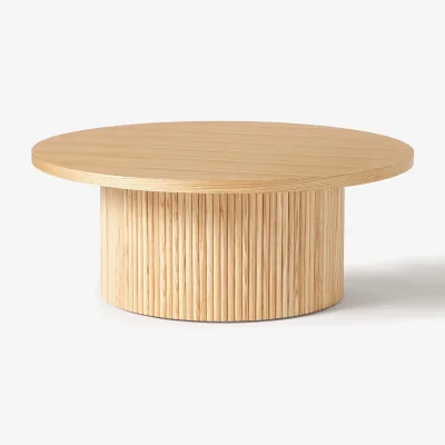 Westwing Round Wooden Coffee Table Nele