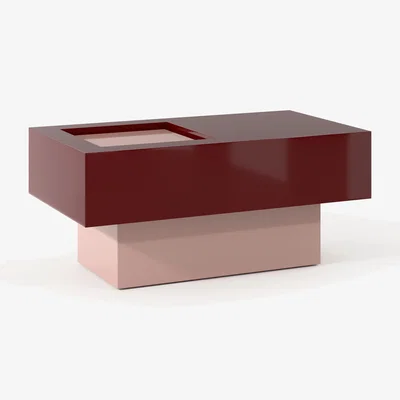 Westwing Rectangular Coffee Table Alessa with Storage Space