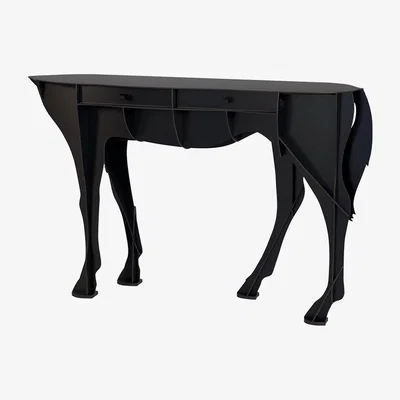 Amara ibride - Mobilier De Compagnie Pure Breed Console Table - Brushed Black