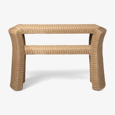 Amara Made Goods - Brayden Console Table - Natural Wicker