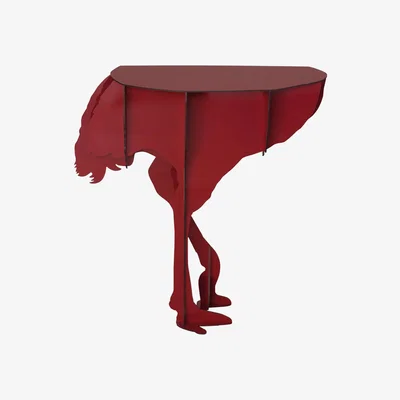 Amara ibride - Mobilier de Compagnie - Ostrich Wall Console - Glossy Red