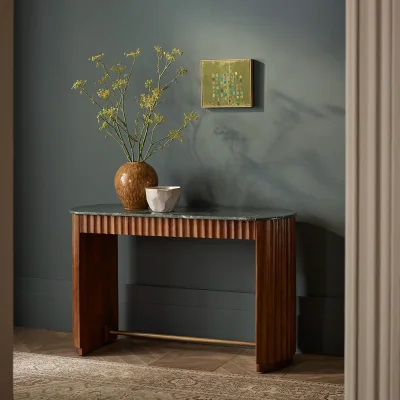 Atkin & Thyme Jude Fluted Marble Console