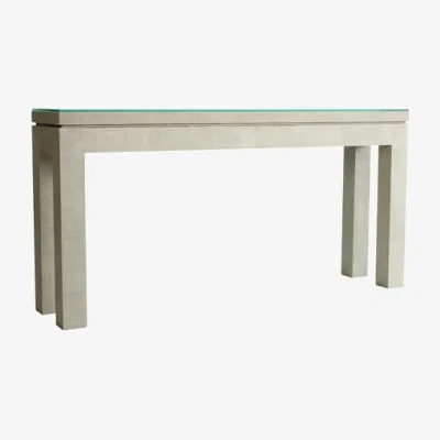 Andrew Martin Paladin, Console Table, Light Cement - Andrew Martin