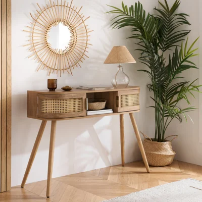 Arighi Bianchi Arlington Console Table, Oak