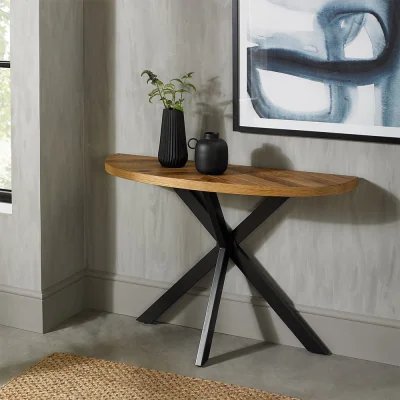 Arighi Bianchi Glendale Rustic Oak Console Table