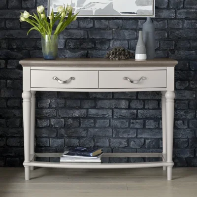 Arighi Bianchi Dieppe Washed Oak & Grey Console Table
