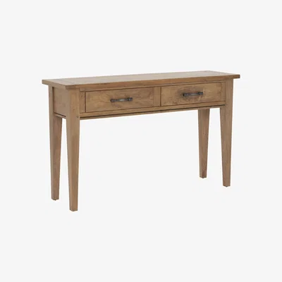 Barker and Stonehouse Antix Console Table 2 Drawers, Smokehouse Distress