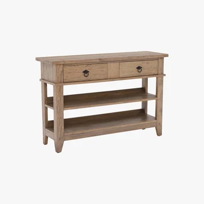 Barker and Stonehouse Hancock Console Table, Salvage Deep Grey