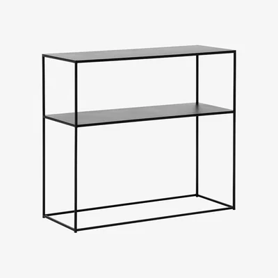 Barker and Stonehouse Kline Black Metal Console Table
