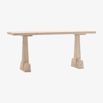 Barker and Stonehouse Haverton Console Table 170x55x76cm, White Wood | Barker & Stonehouse
