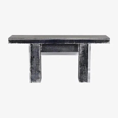 Barker and Stonehouse Timothy Oulton Glacier Console Table, Black | Barker & Stonehouse