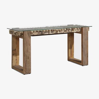 Barker and Stonehouse Garcia Console Table 160x50cm, Neutral | Barker & Stonehouse