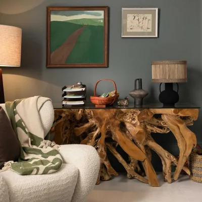 Barker and Stonehouse Cannock Console Table 150Cm, Teak Wood | Barker & Stonehouse