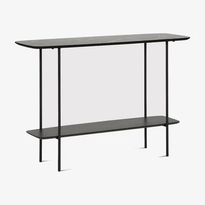 Barker and Stonehouse Orpheus Console Table, Black | Barker & Stonehouse