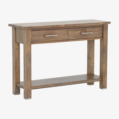 Barker and Stonehouse Ibex Console Table, Burnt Oak