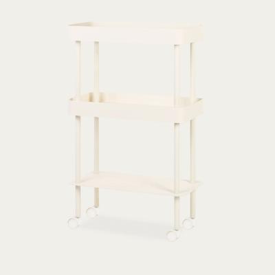 Bombinate.com Piazza Beige Nolle Console 3-tier with Wheels