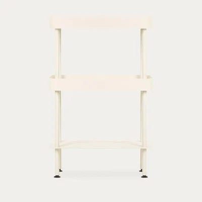 Bombinate.com Piazza Beige Nolle Console 3-tier with Feet