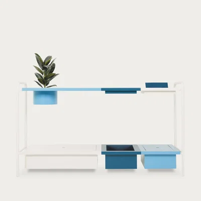 Bombinate.com Oliver Console Table W / Laptop Box