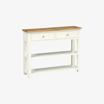 The Cotswold Company Portobello Painted Shelved Console Table