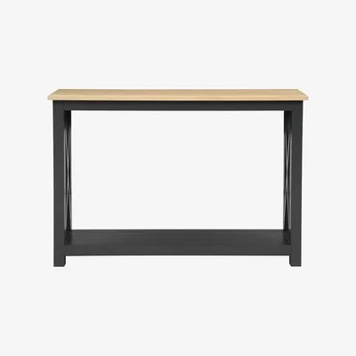 The Cotswold Company Ellwood Charcoal NEW Console Table