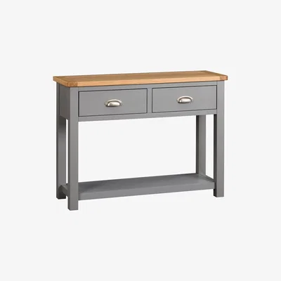 The Cotswold Company Sussex Storm Grey Console Table