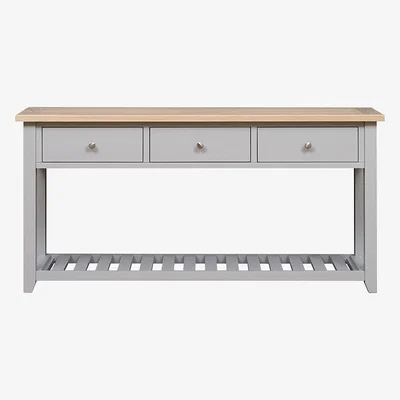 The Cotswold Company Chester Dove Grey NEW Large Console Table