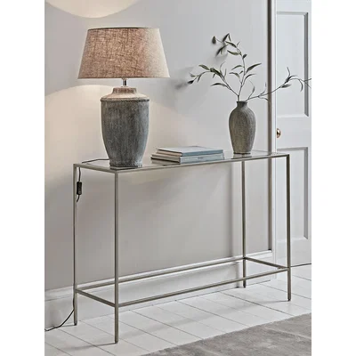 Cox and Cox NEW Villette Console Table - Silver