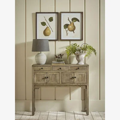 Cox and Cox Compact Reclaimed Oak Console Table