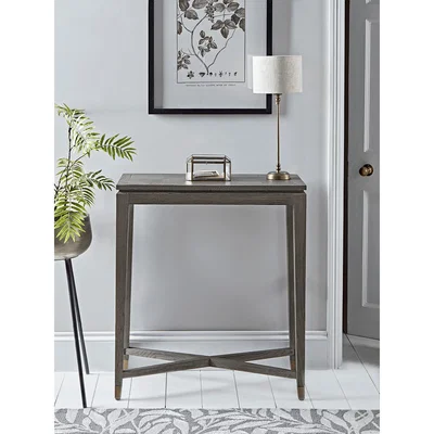 Cox and Cox Oak Parquet Style Console Table