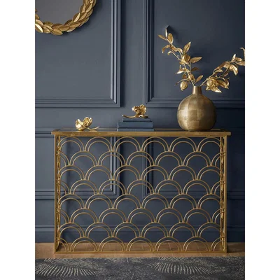 Cox and Cox Slim Arch Console Table