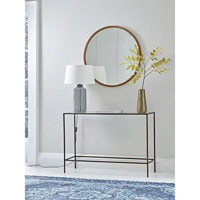 Cox and Cox Villette Console Table - Burnished Brass