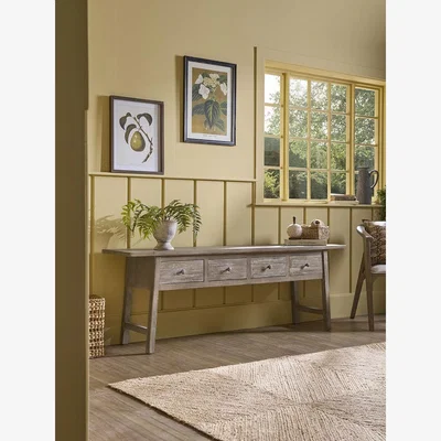 Cox and Cox Low Storage Console Table