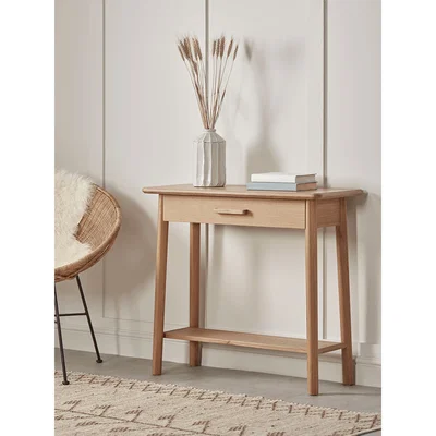 Cox and Cox NEW Oslo Oak Storage Console Table