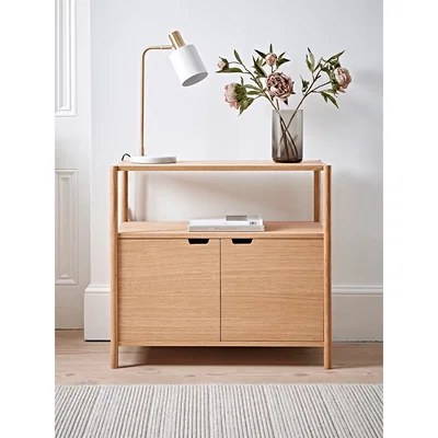 Cox and Cox Nord Oak Storage Console