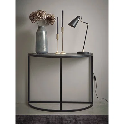 Cox and Cox Aged Metal Demi Console