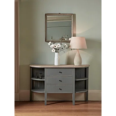 Cox and Cox Rounded Storage Console Table