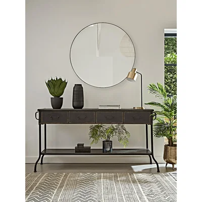 Cox and Cox Industrial Iron Console Table