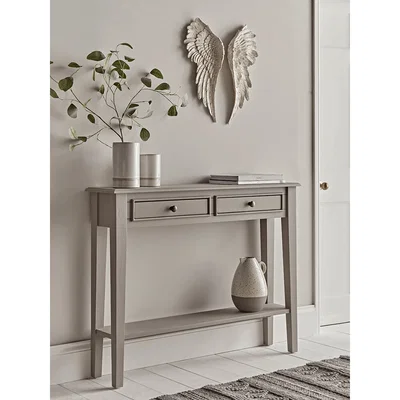 Cox and Cox Camille Console Table - Grey