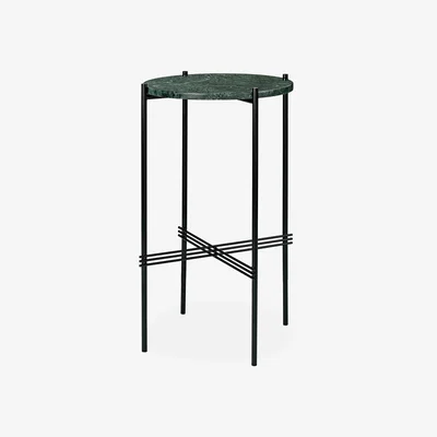 The Conran Shop TS Console Table in Green Guatemala Marble & Black 40cm