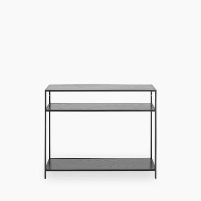 Cult Furniture £20  Off  Seaford Console Table, Black Ash Effect