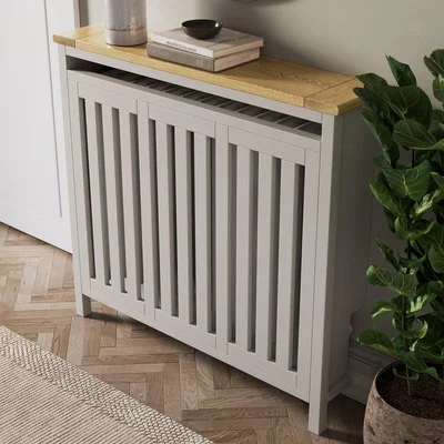 Dunelm Olney Radiator Cover, Stone