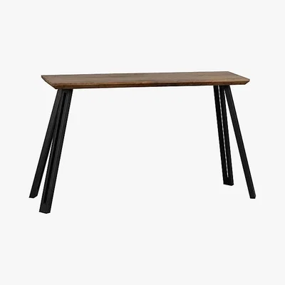 Dunelm Quebec Console Table Mid Oak (Brown)