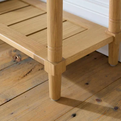 Dunelm Churchgate Walcote Console Table, Oak Oak